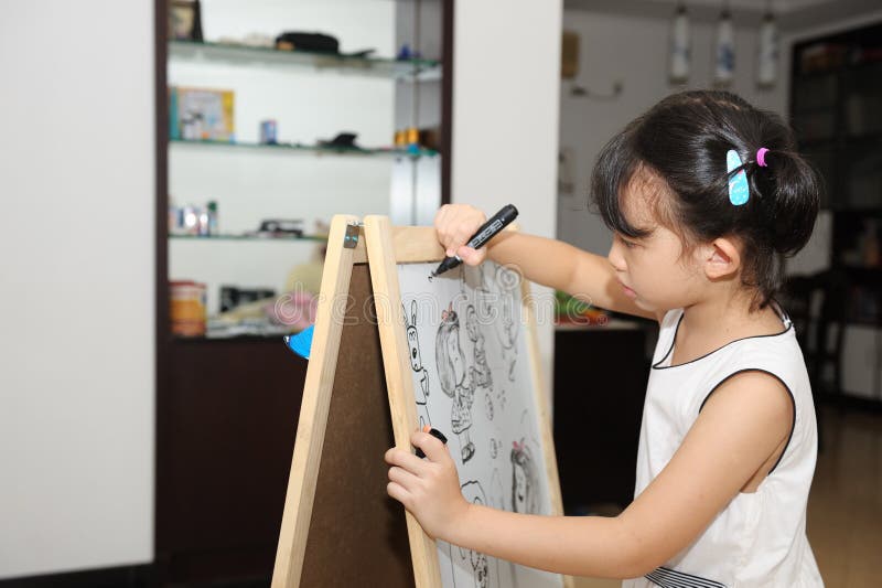 asiatisk ungemålning arkivfoto asiatisk ungemålning arkivfoto