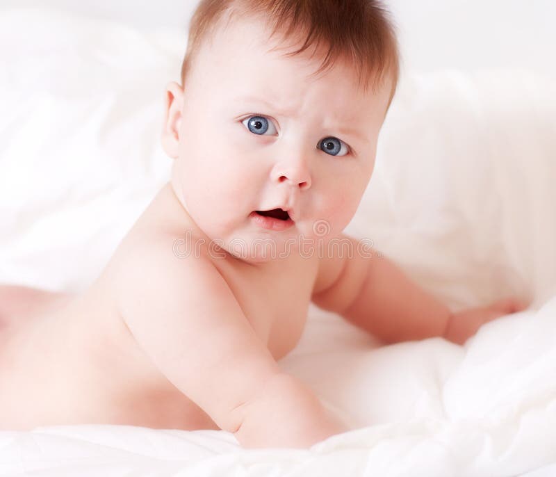 Asking baby stock image. Image of cloud, blue, tenderness ...