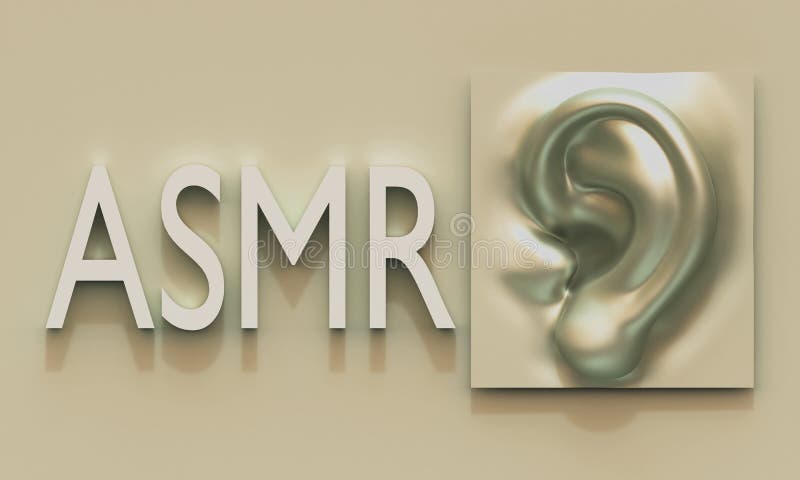 Autonomous sensory meridian response royalty free illustration