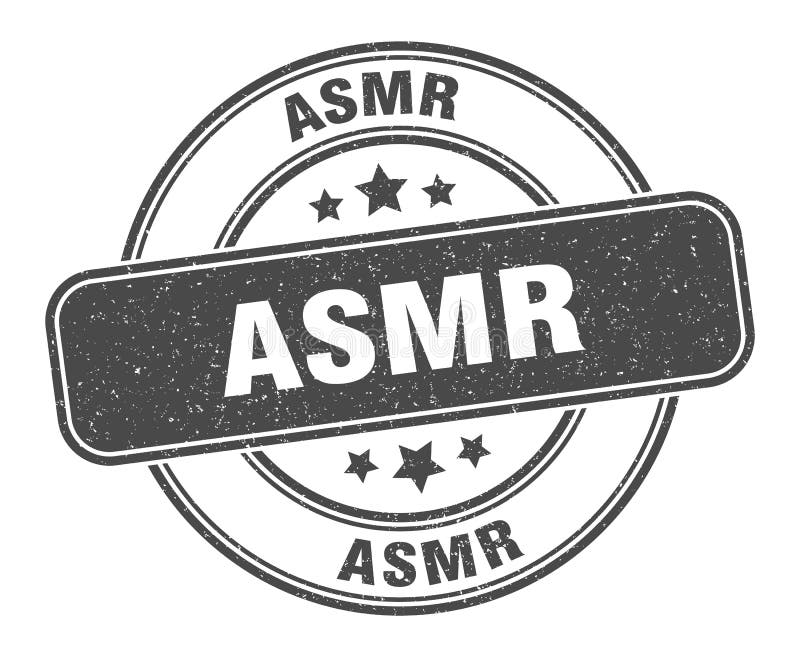 Asmr Stamp. Asmr Round Grunge Sign Stock Vector - Illustration of ...