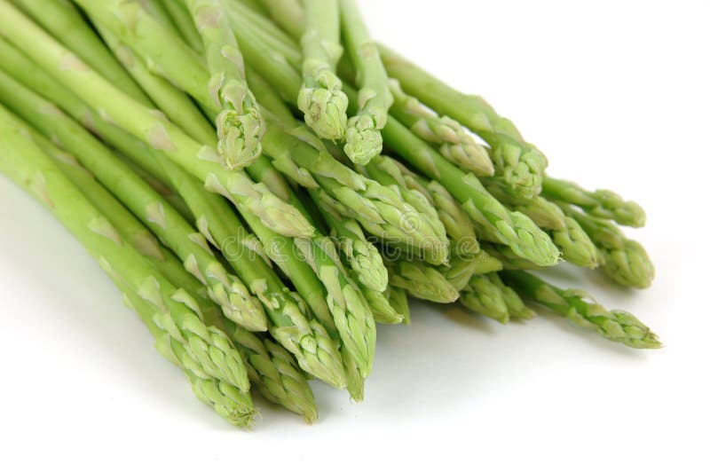 Asparagus bandy z bliska obraz royalty free