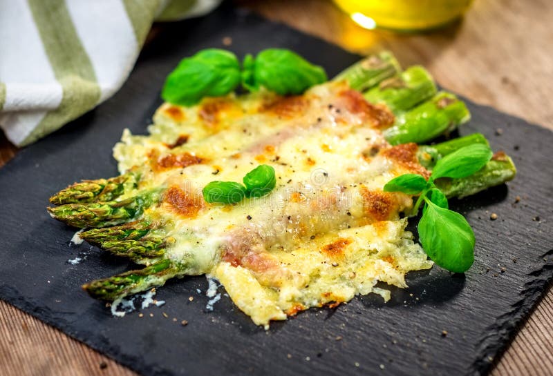Asparagus with Prosciutto 2 Stock Image Image of nourishment, dieting