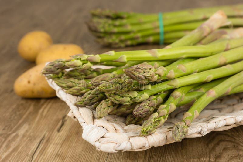 Aspargo verde fotos de stock royalty free