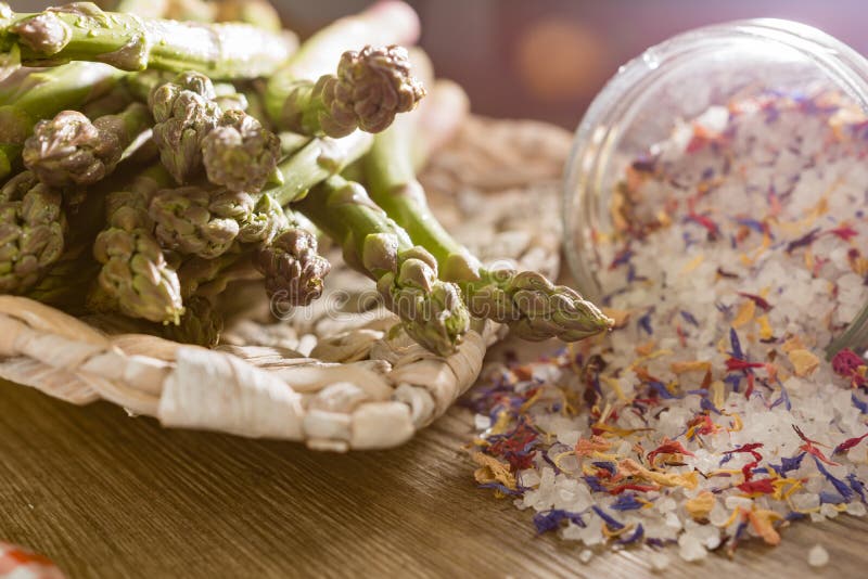 Aspargo verde imagens de stock royalty free