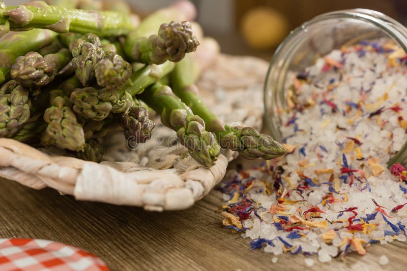 Aspargo verde imagem de stock