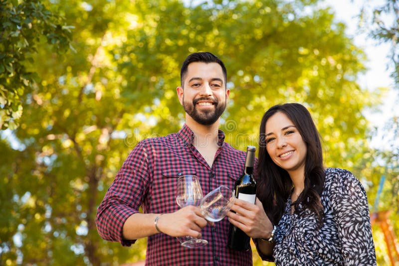 Aspetti per i outdors di un picnic fotografie stock