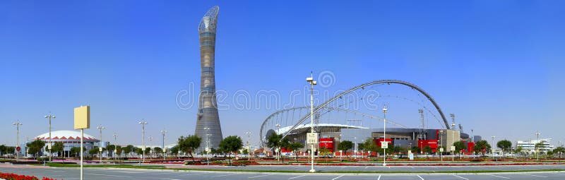 aspiruje powikłanego Doha obraz royalty free aspiruje powikłanego Doha obraz royalty free