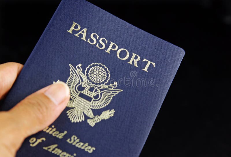 Assegno del passaporto fotografia stock Assegno del passaporto fotografia stock