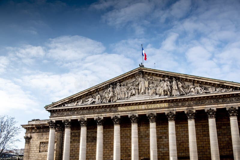 Assemblage national, Paris, France photo stock Assemblage national, Paris, France photo stock