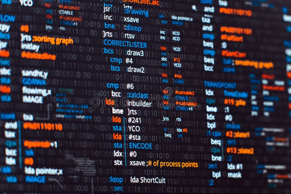 Assembler stock image. Image of application, debugging - 53789359