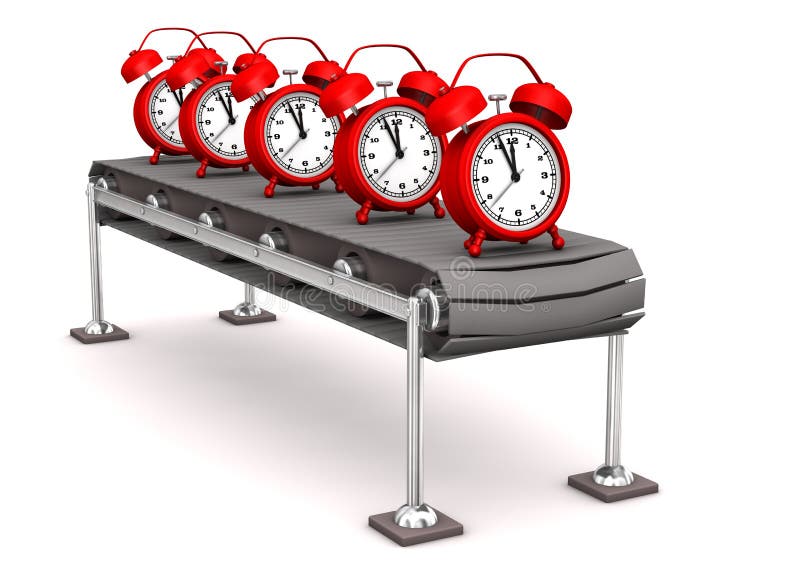 Assembly Line Alarmer royalty free illustration