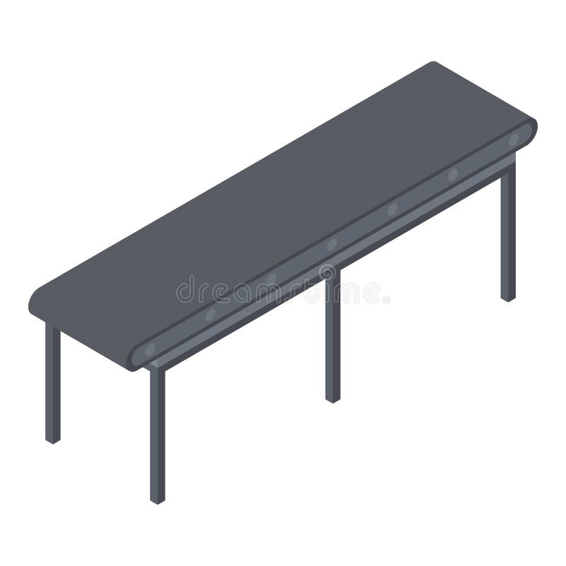 Assembly roller line icon, isometric style vector illustration