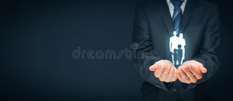 Assicurazione e politica di vita familiare fotografia stock libera da diritti Assicurazione e politica di vita familiare fotografia stock libera da diritti