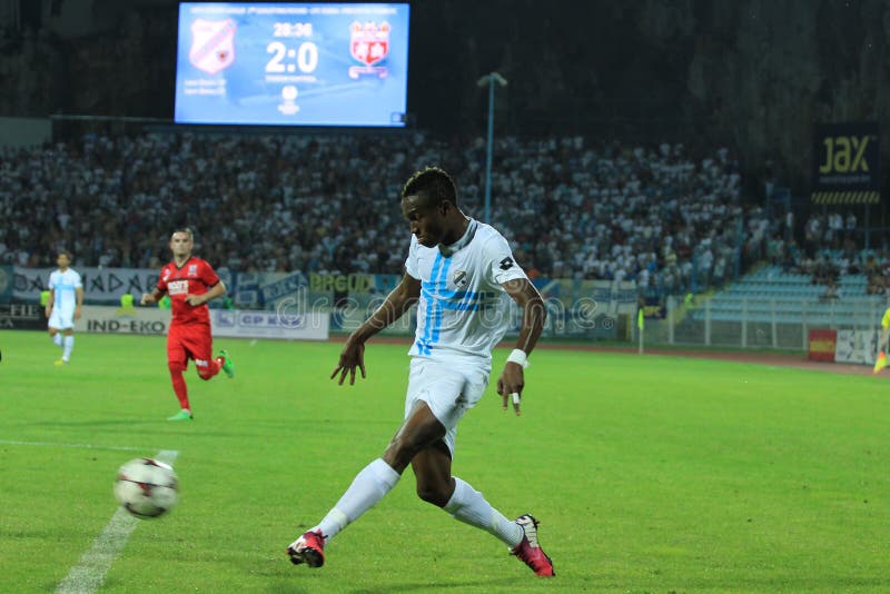 Ferencvarosi TC vs. HNK Rijeka UEFA EL football match, Stock Photo, Picture  And Rights Managed Image. Pic. ZON-6124548