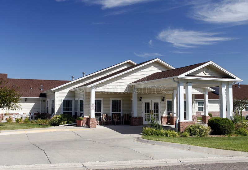 Assisted Living Facility Exterior Entrance