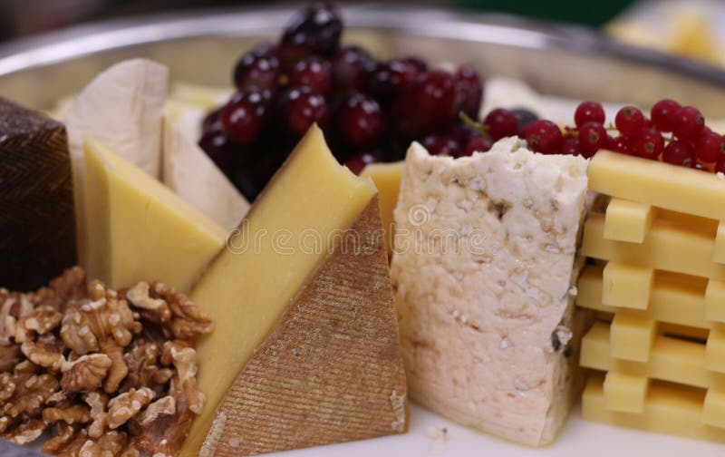 Assorted cheese platter stock photo. Image of appetizer 150538880