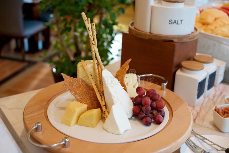 Assorted Cheese platter stock image. Image of gourmet 82811323