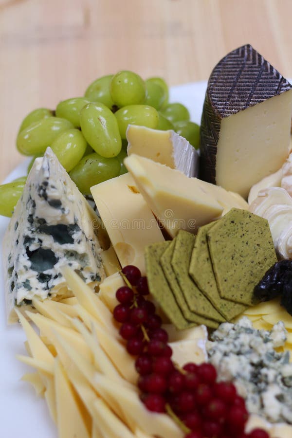 Assorted cheese platter stock image. Image of food, camembert 144709659