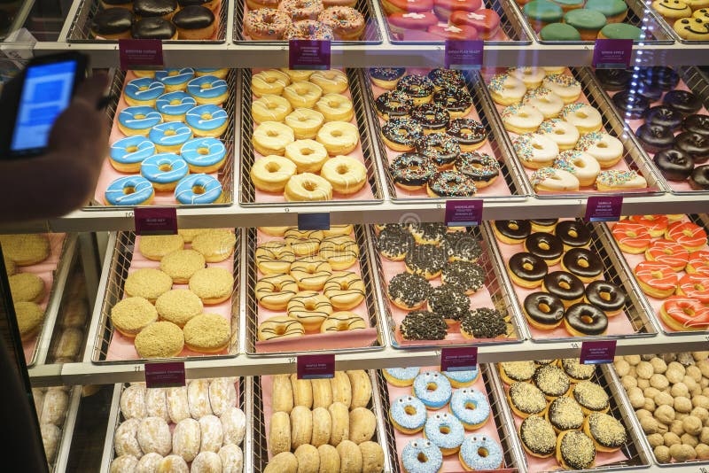 Assorted colored Donuts