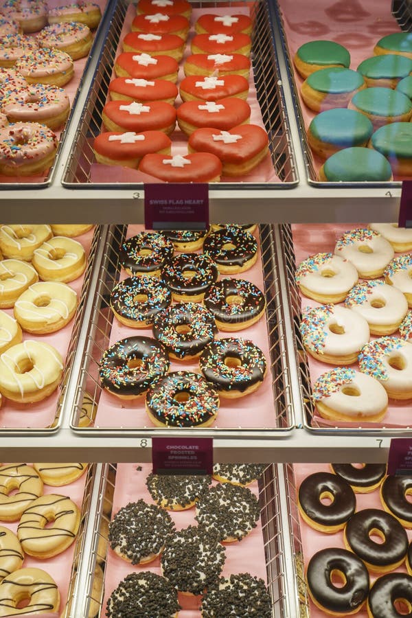 Assorted colored Donuts