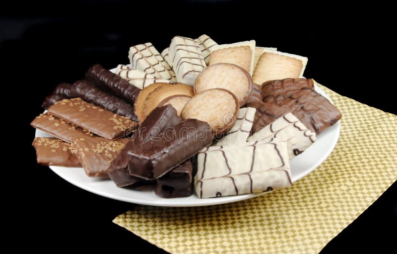 Assorted Cookies on a Plate