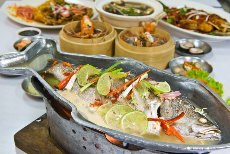 Assorted Dim Sum and food