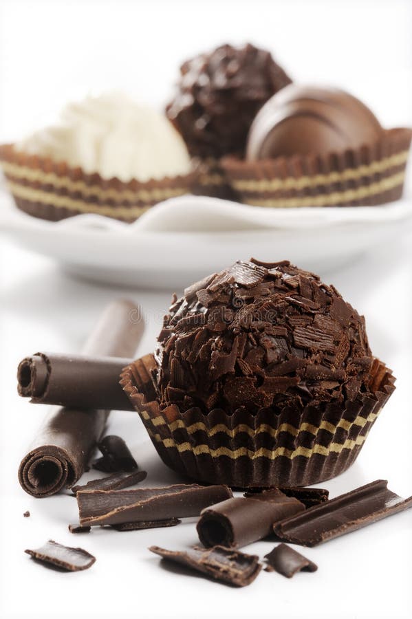 Gourmet Chocolates stock image. Image of chocolates, confectionery