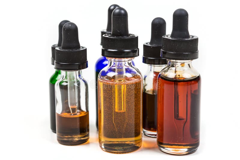 Assorted Flavors Of Vape Juice Stock Photo Image of milliliter