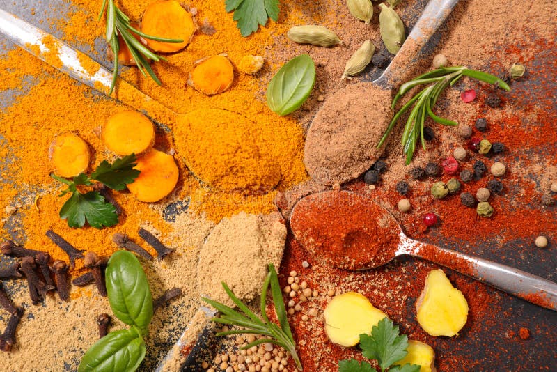 Assorted herbs stock image. Image of cooking, aromatic 3138349