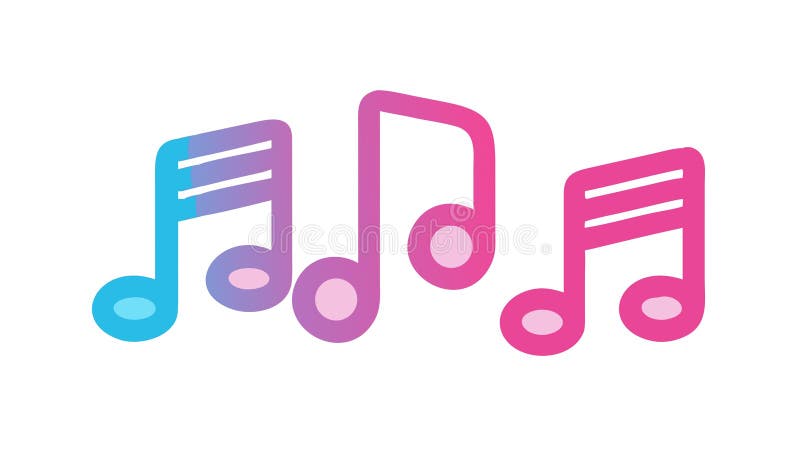 Assorted Musical Notes for Creative Compositions, vector design Generative AI royalty free illustration