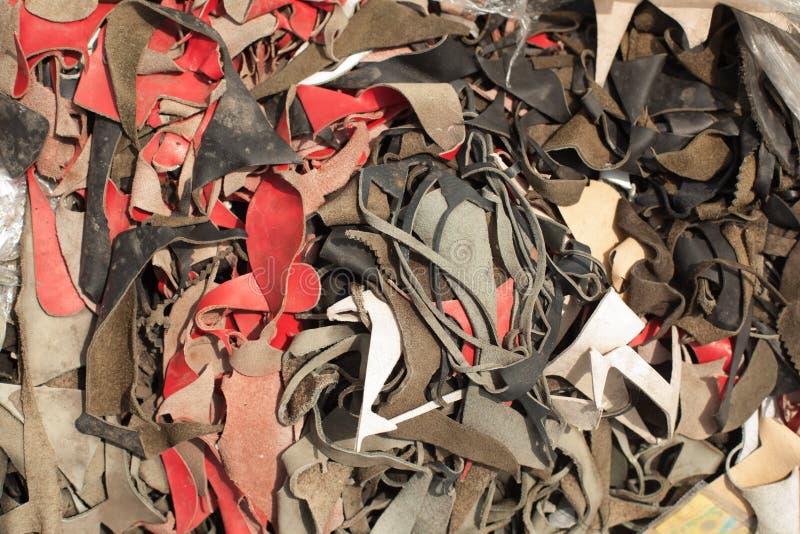 Assorted Pieces of Skin. Rawhide. Leather Pieces. Pieces of Colored