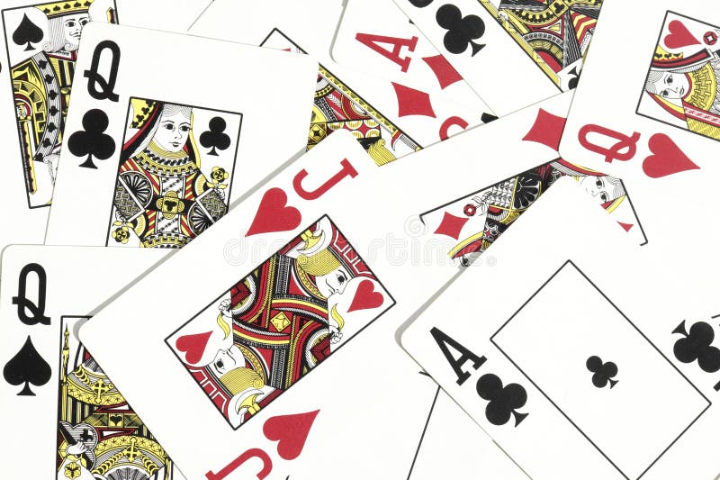 Assorted Play Cards Backdrop. Stock Image Image of card, blue 189216299