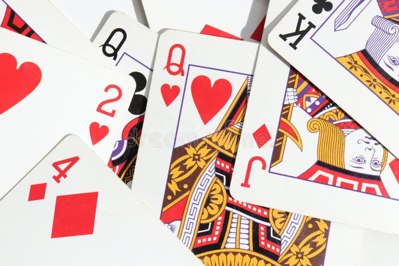 Assorted Play Cards Backdrop. Stock Photo Image of game, playing 189216462