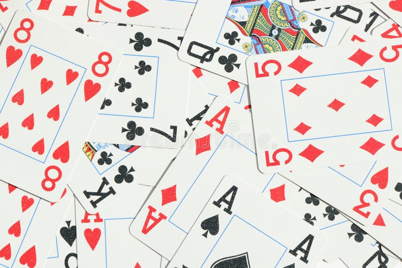Assorted Play Cards Backdrop. Stock Image Image of card, blue 189216299