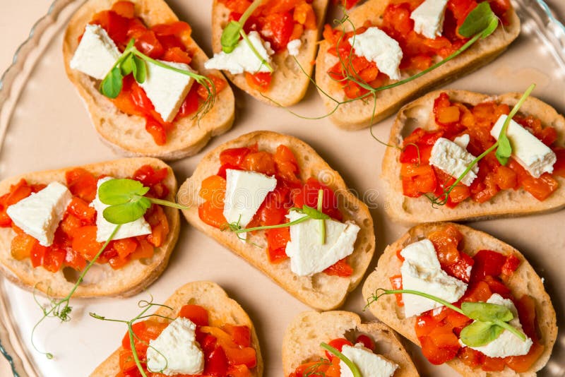 Assorted Sandwiches with Different Fillings of Meat, Vegetables, Cheeses and so on. Horizontal