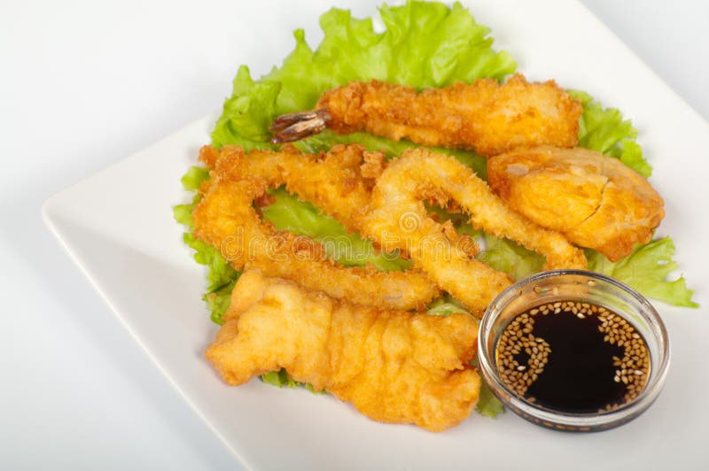 Assorted tempura stock image. Image of baked, yakitori - 22564831