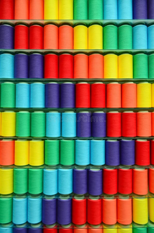 Assorted Threads Of Colorful Yarn Stock Photo Image of hobbies, backgrounds 25693882