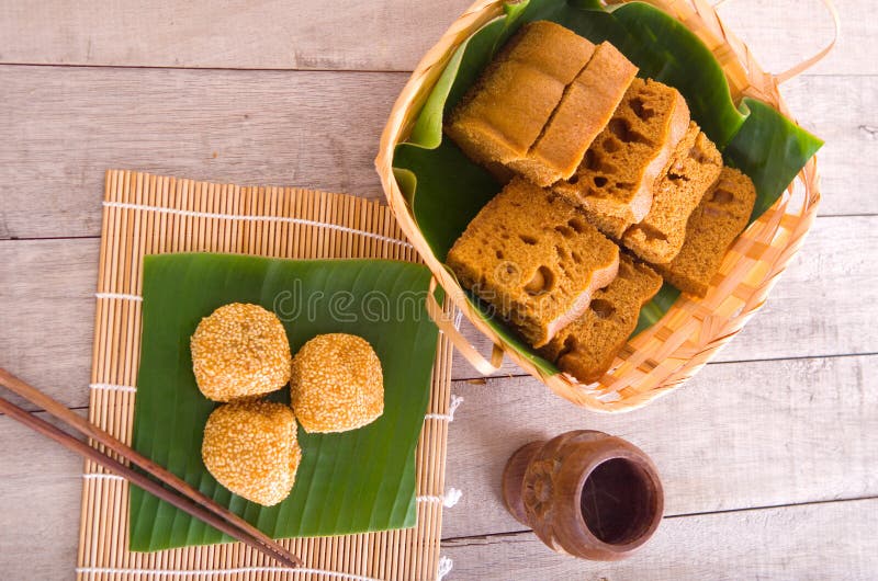 Assorted Tradisional malaysia cakes and deserts