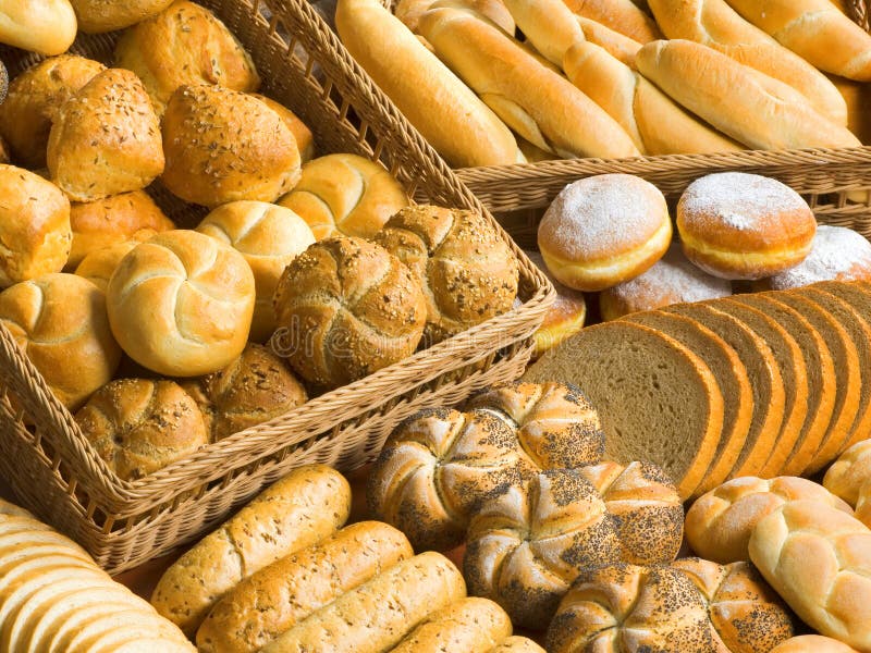 Assortment of bakery goods