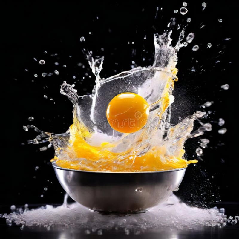 Assortarea ingredientelor pentru coacere. Sortarea ingredientelor pentru coacere ouă pentru coacere pe o masă un ou crud de pui acoperit cu făină cu un gălbenuș viu lângă făina de grâu, prezentate ca ingrediente pentru coacere pe un fond de masă. ai generativ