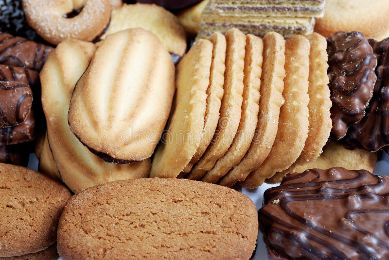 Assortment of biscuits