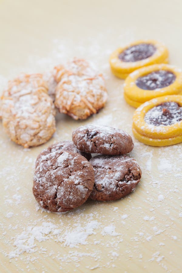 Assortment of cookies stock image. Image of vanilla, crunchy 27713619