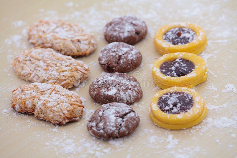 Assortment of cookies stock image. Image of almond, sugar 27713995