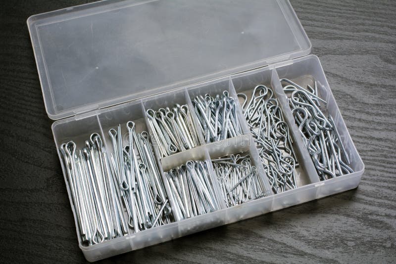 555Pc COTTER PINS SPLIT HAIR PIN FIXINGS DIN 94 ASSORTED SET 