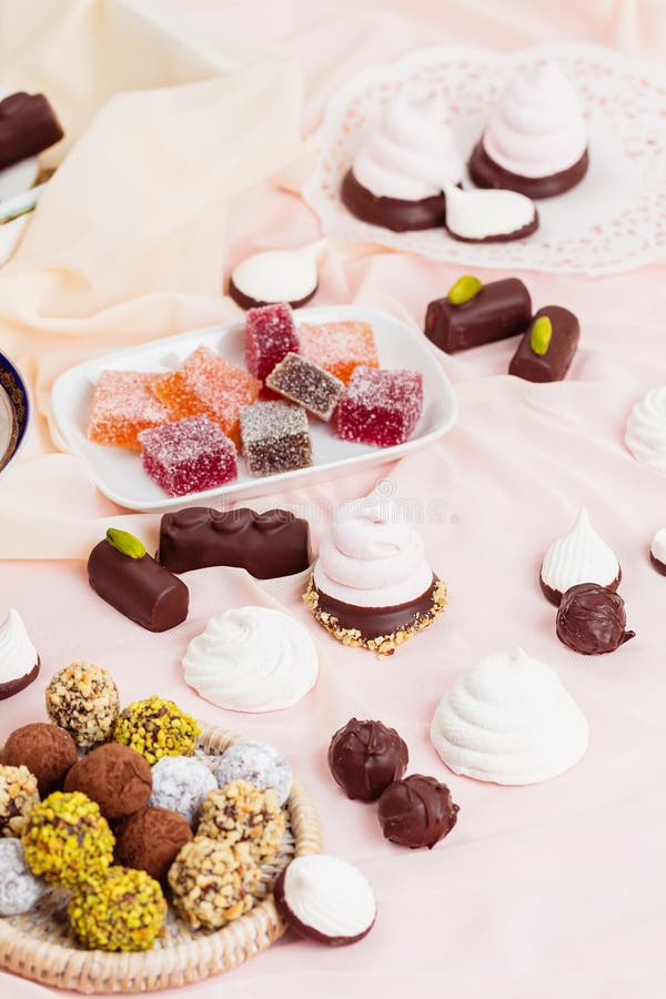 Assortment Of Different Sweets Stock Image - Image of colorful ...