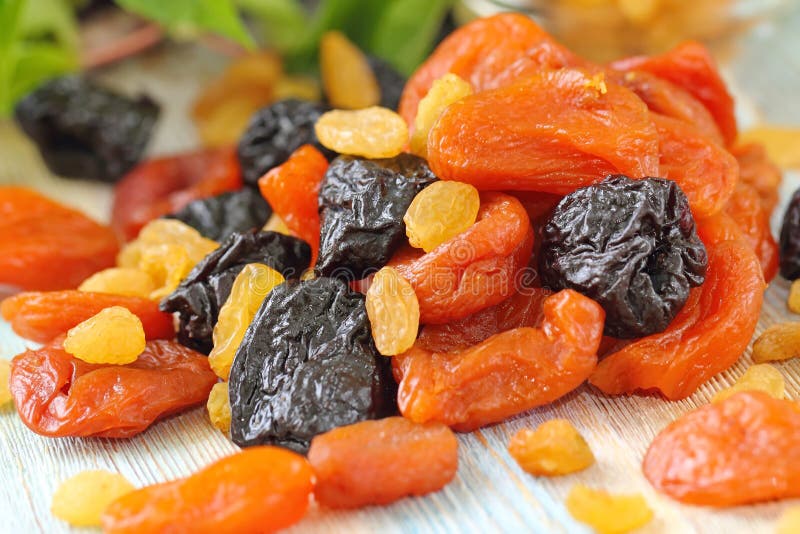 Assortment of dried fruit stock image. Image of food 75386289