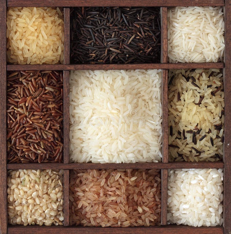 Assortment of rice