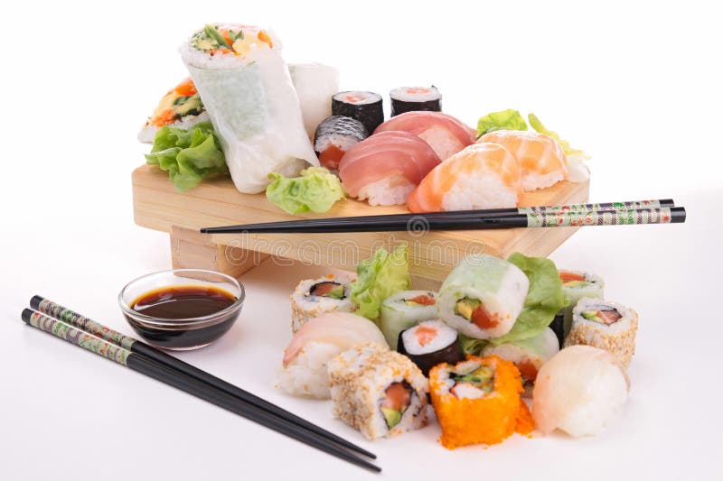 Assortment of sushi stock photo. Image of sushi, appetizer 29012124