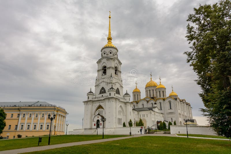 The Assumption Cathedral In Vladimir Is The Main Sight Of The City Of