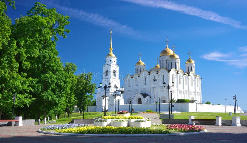 Assumption cathedral at Vladimir in summer, Russia